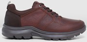 Work and Walk chesnut lace-up ankle boots